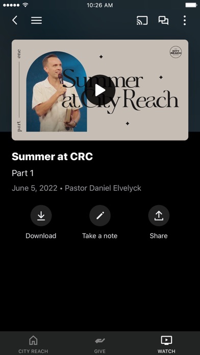 City Reach Church Screenshot