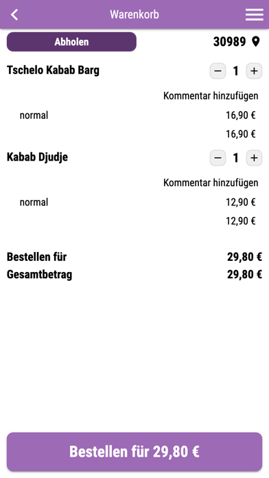 Safran Restaurant Gehrden Screenshot