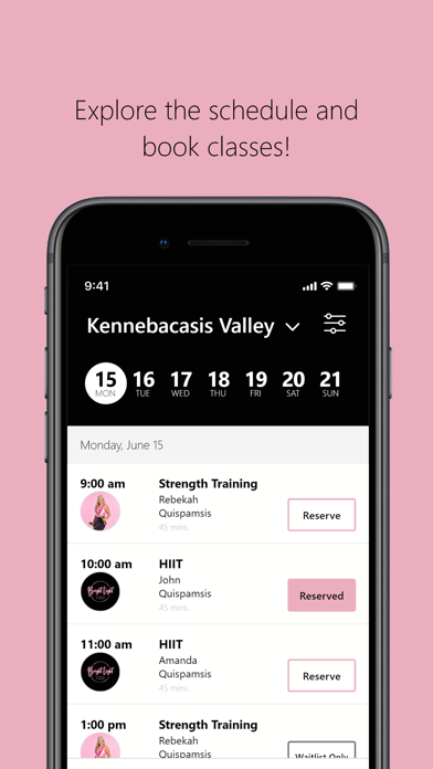 Bright Light Fitness Studio Screenshot