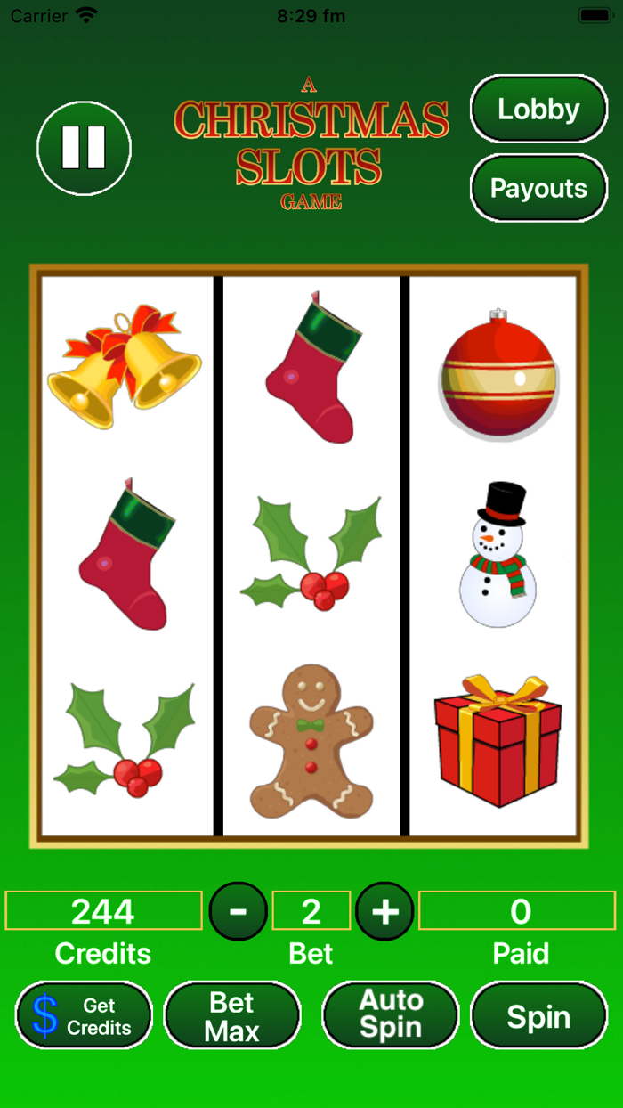 A Christmas Slots Game