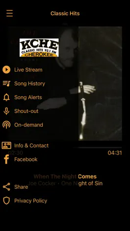 Game screenshot KCHE Classic Hits 92.1 FM apk