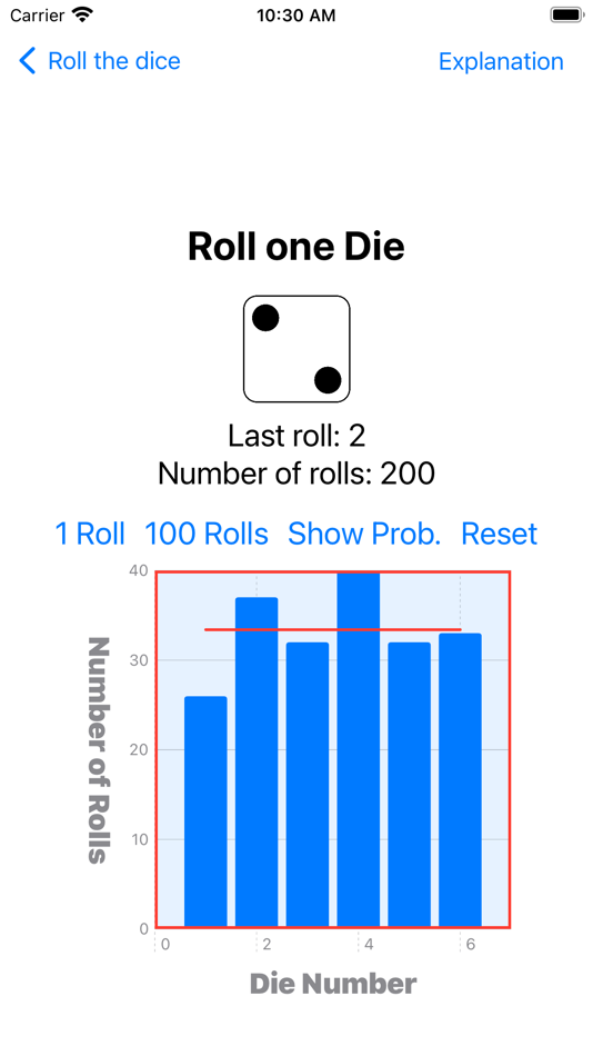 #2. Roll one/two Die/Dice (iOS) 由: Frank Wolfs