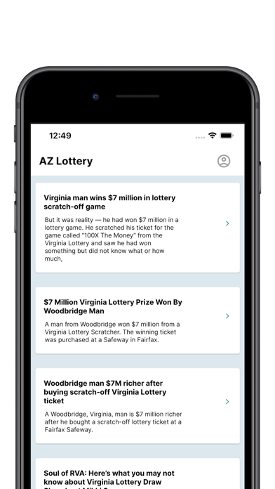 Lottery Ticket Scanner & Lotto Screenshot