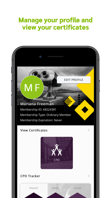 IoDSA Member App Screenshot