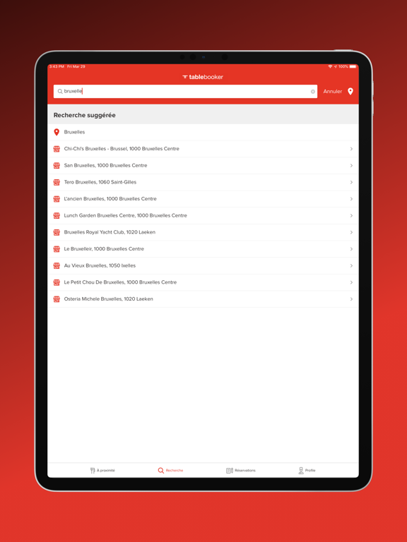 Screenshot #6 pour Tablebooker