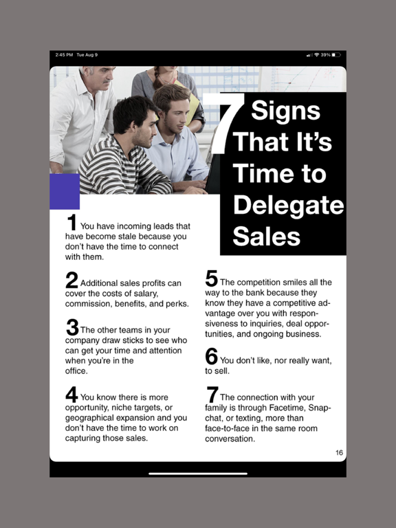 Visionocity Magazine iPad screenshot 8 - Business app