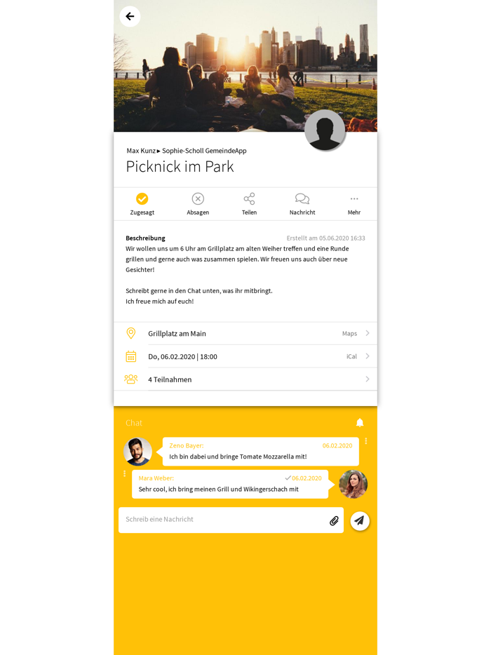 Sophie-Scholl GemeindeApp