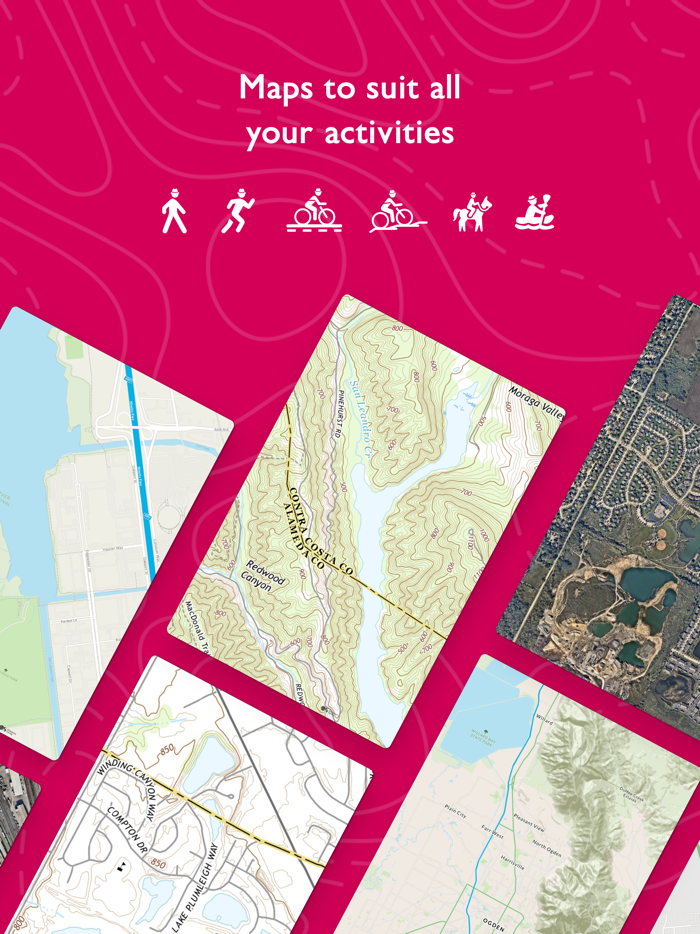 OS Maps Hiking and Bike Trails