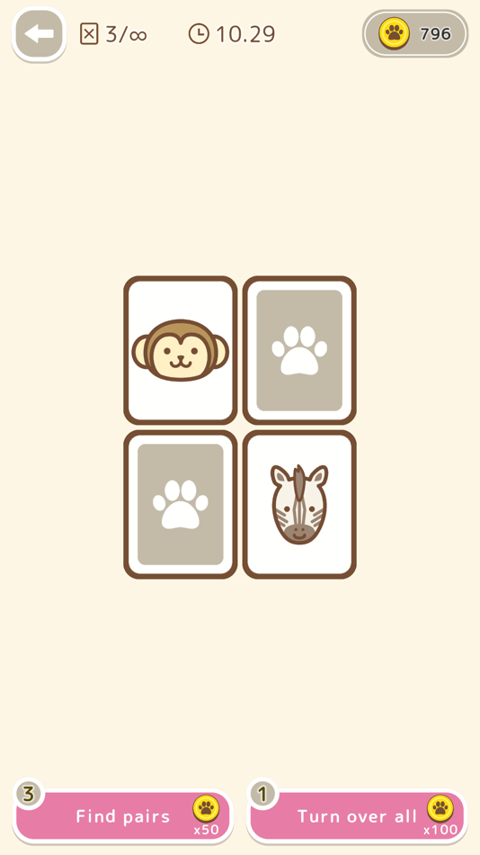 #4. Memory Games with Animals DX (iOS) 由: Tatsuhiro Yamashita