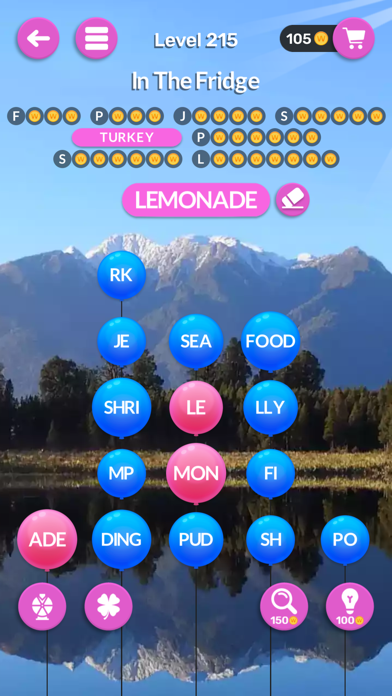 Word Balloons: Fun word search Screenshot