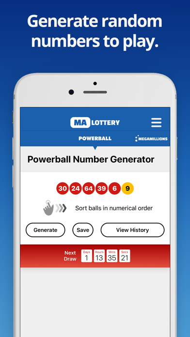 Massachusetts Lotto Results Screenshot