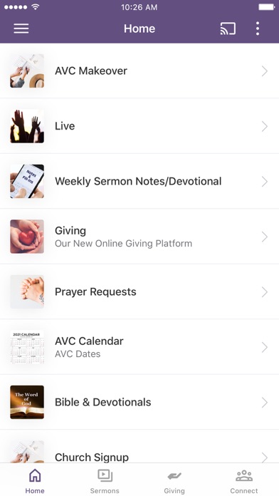 Almont Vineyard Church Screenshot