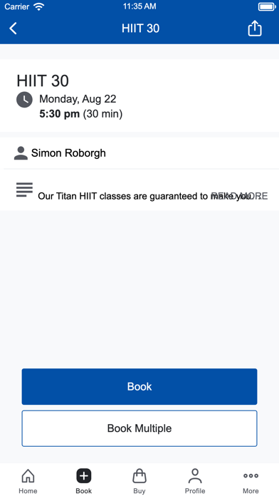 Titan Fitness Screenshot