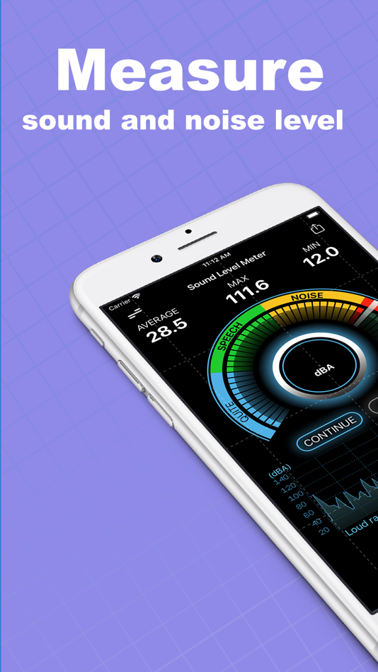 #1. Sound Meter (Decibel) (iOS) By: UniCom Technology