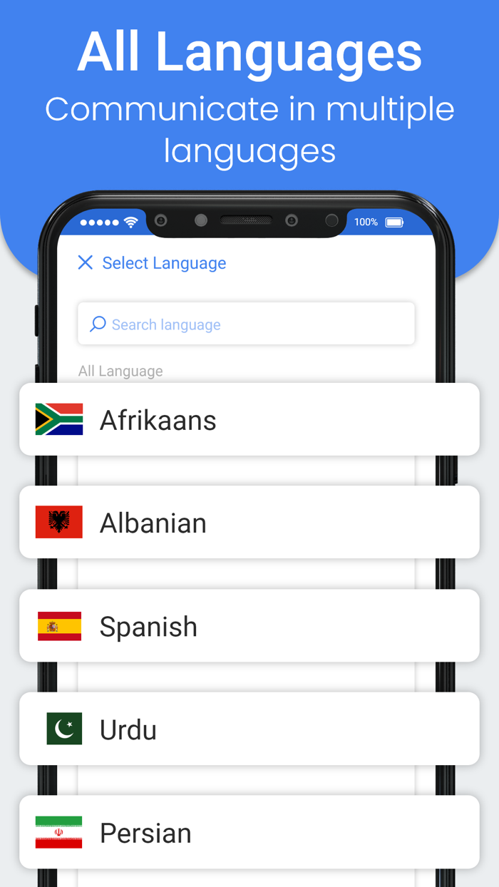 Voice Text Language Translator