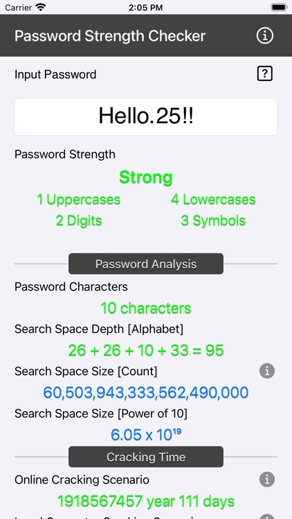 Password Strength Checker