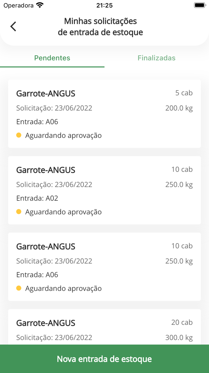 Novo Gerente de Pasto