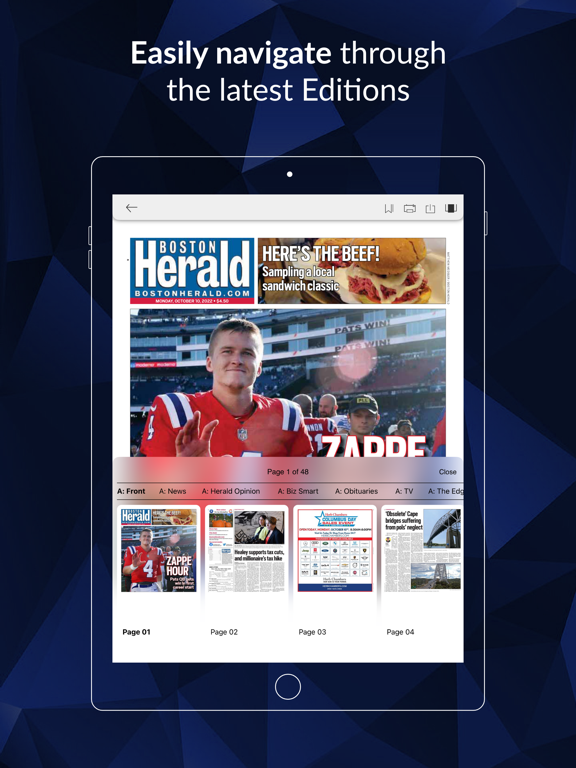 Screenshot #5 pour Boston Herald E-Edition
