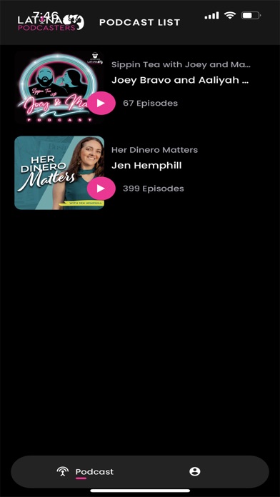 Latina Podcasters Network Screenshot