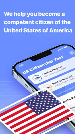 Game screenshot US Citizenship Test 2023 prep mod apk