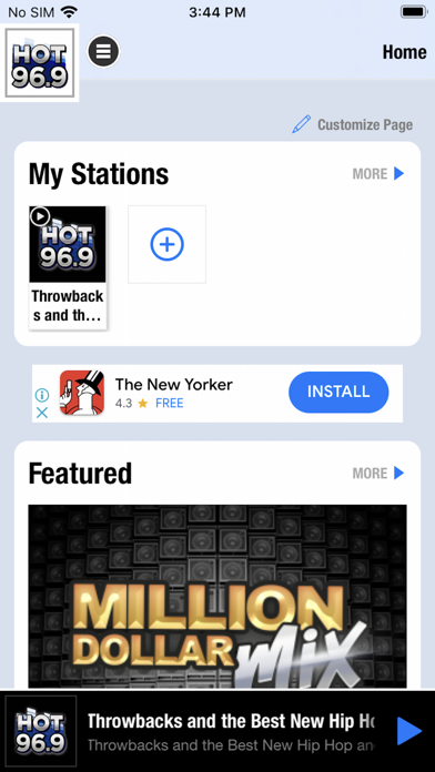 HOT 96.9 Boston Screenshot