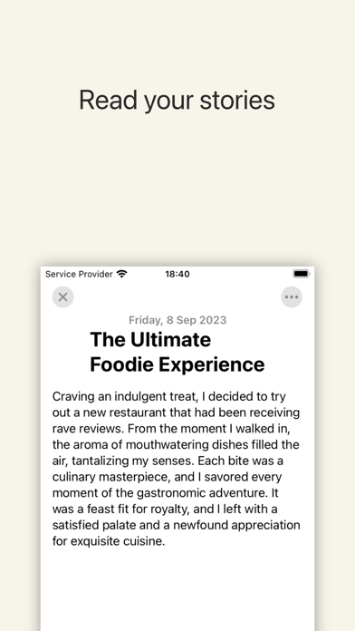 Stories of My Life Screenshot