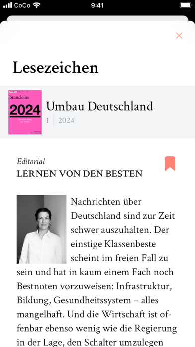 brand eins Screenshot