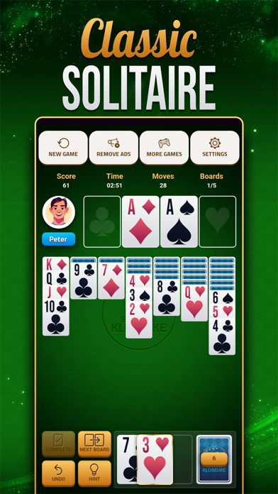 Solitaire Offline - Card Game Screenshot
