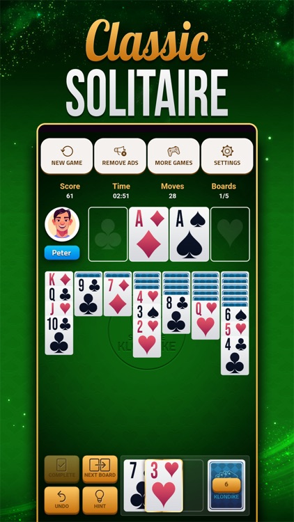 Solitaire Klondike - Card Game