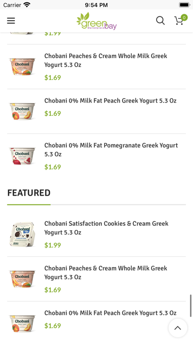 Greenbay Marketplace Screenshot