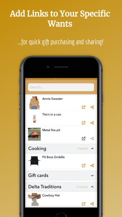 Faves: Give Great Gifts Screenshot