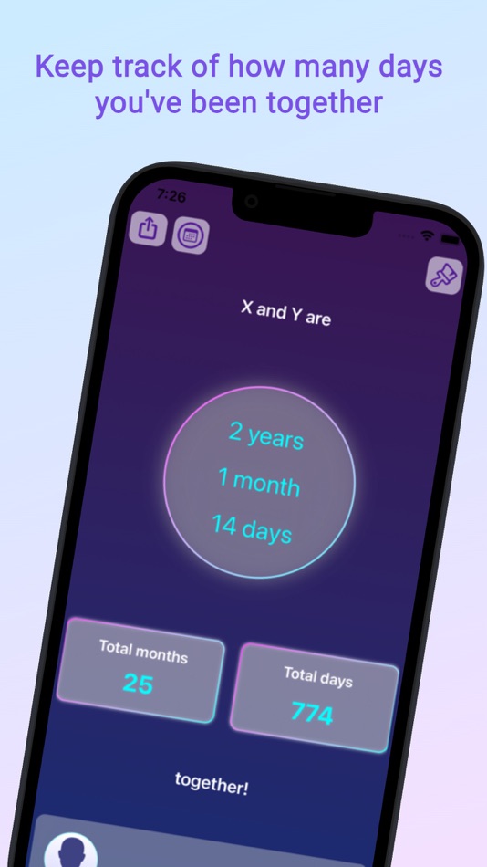 #2. Been in Love - days counter (iOS) Podle: Aleksandra Lazarevic