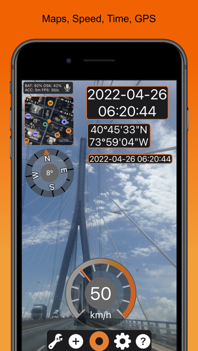 Timestamp Camcorder: GPS, Maps Screenshot