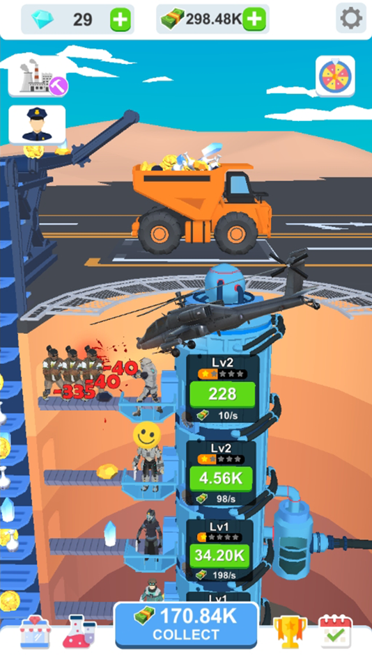 #3. Idle Dig Factory (iOS) 来自: Solid Games