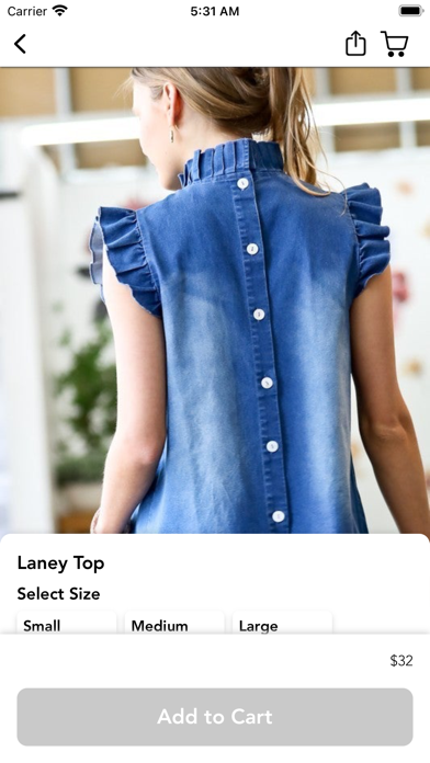 Sparrow Lane Boutique Screenshot