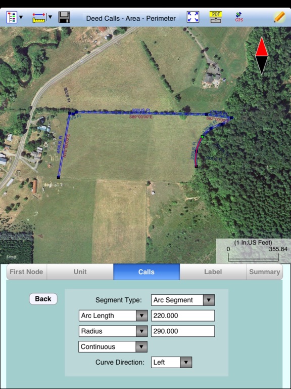 Screenshot #4 pour Deed Calls - Area - Perimeter