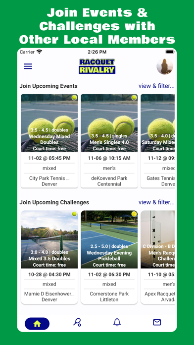 Racquet Rivalry: Meet & Rally! Screenshot
