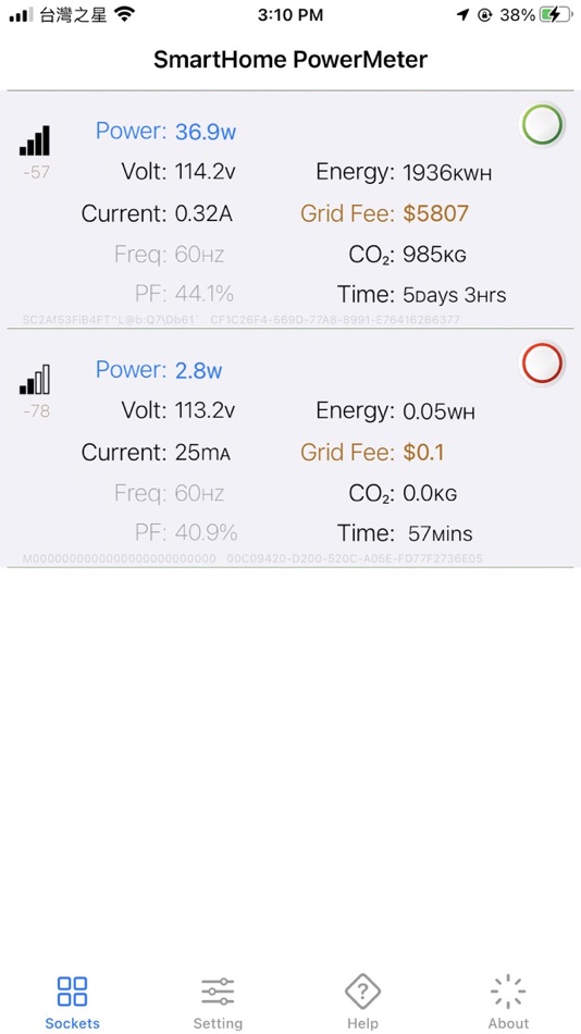#2. SmartSocket PowerMeter (iOS) 由: Sunrex Technology Corp.