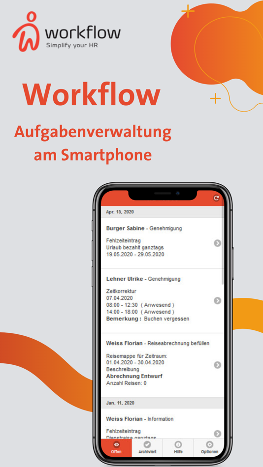 #1. Webdesk Workflow (iOS) Podle: Workflow HR Systems GmbH