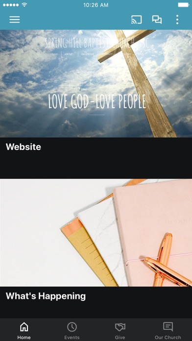 Spring Hill Baptist Church SC Screenshot