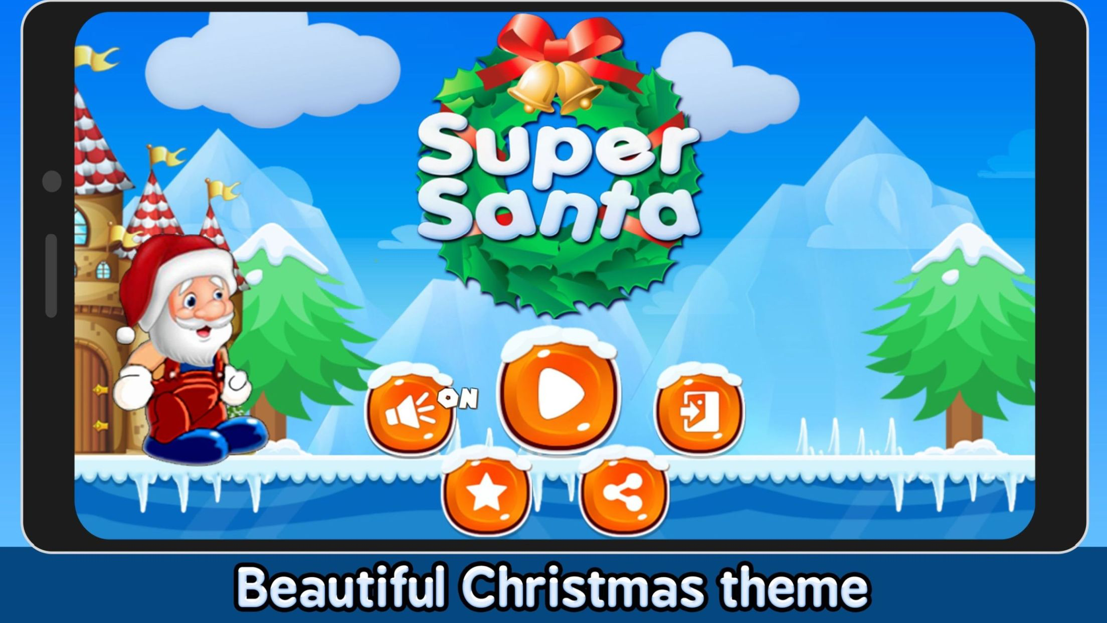 Super Santa Run&Jump Christmas