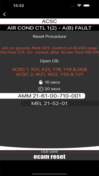A320 ECAM Reset Pro Screenshot