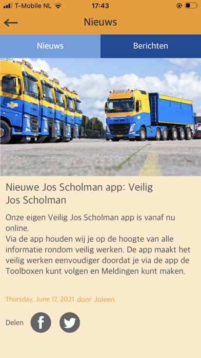 Veilig Jos Scholman Screenshot