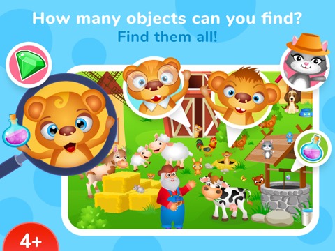 123 Kids Fun Seek and Findのおすすめ画像1