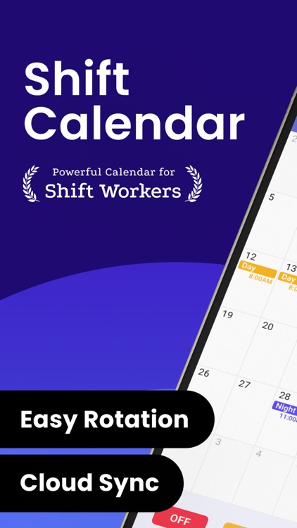 Shift Days: Work Hour Calendar