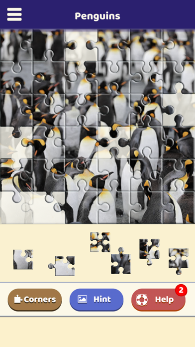 Penguin Love Puzzle Screenshot