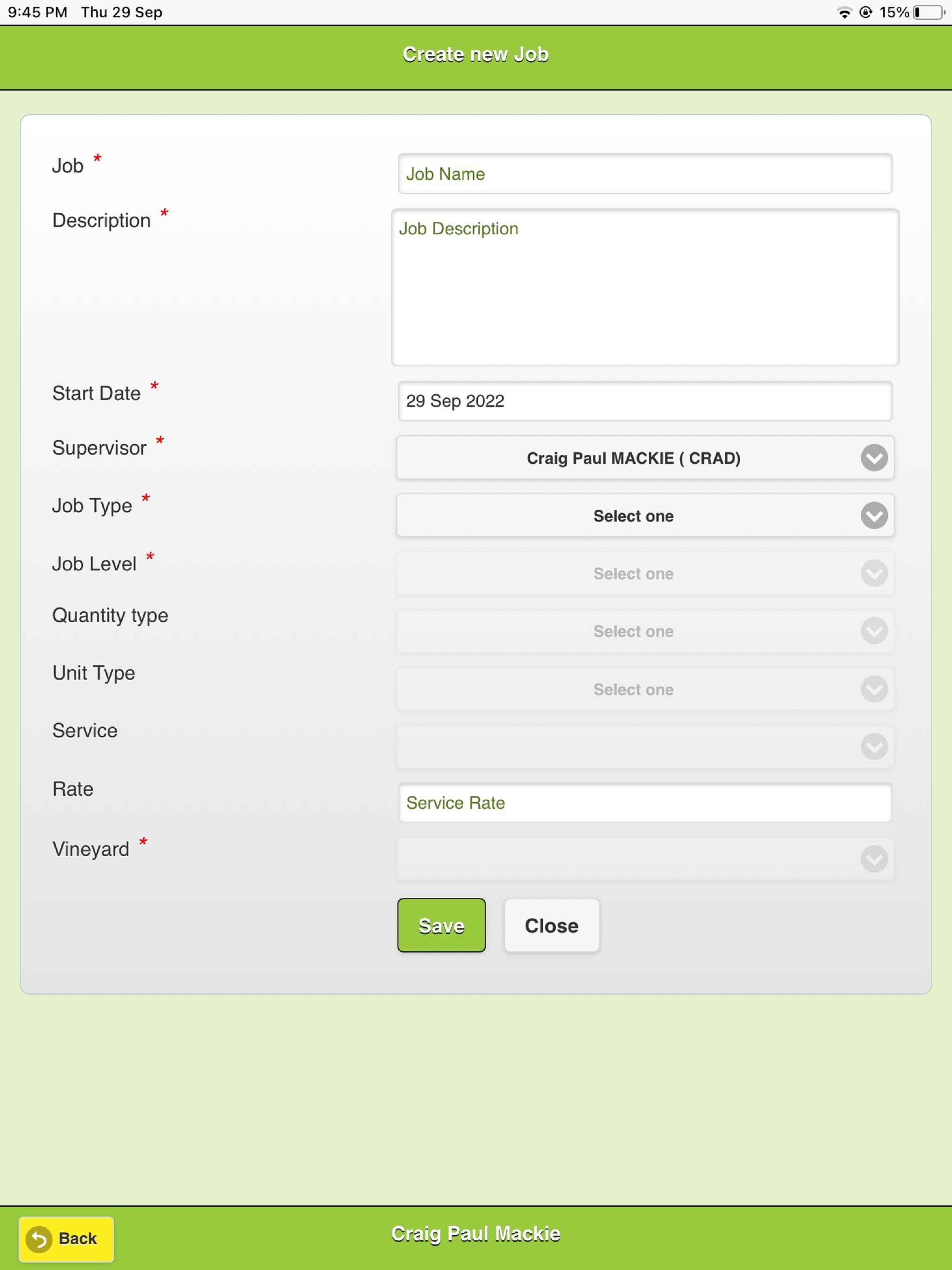 Vinea Manager screenshot 10