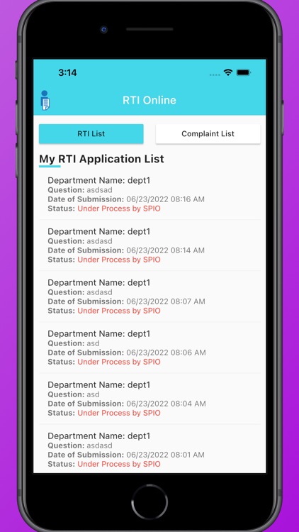 RTI Online Mizoram screenshot-4