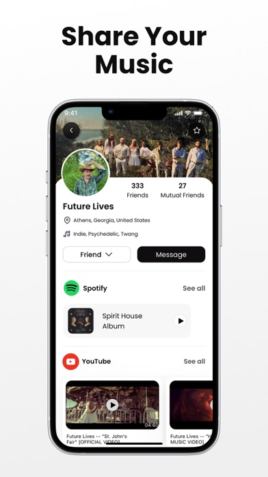 Indie Town iPhone screenshot 6 - Music app