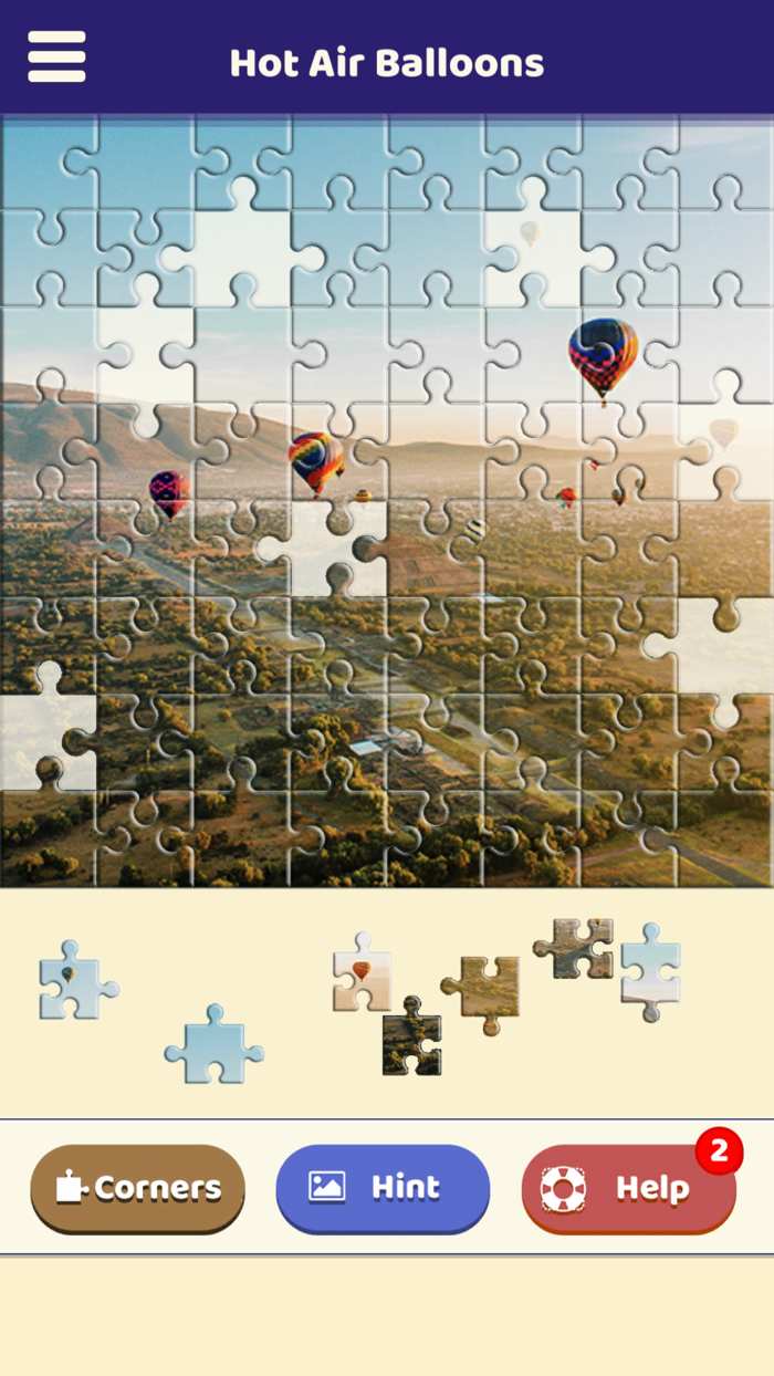 Hot Air Balloons Puzzle